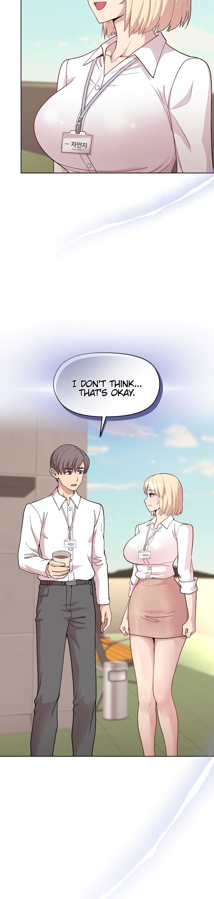 Playing a game with my Busty Manager chapter 43 page 2