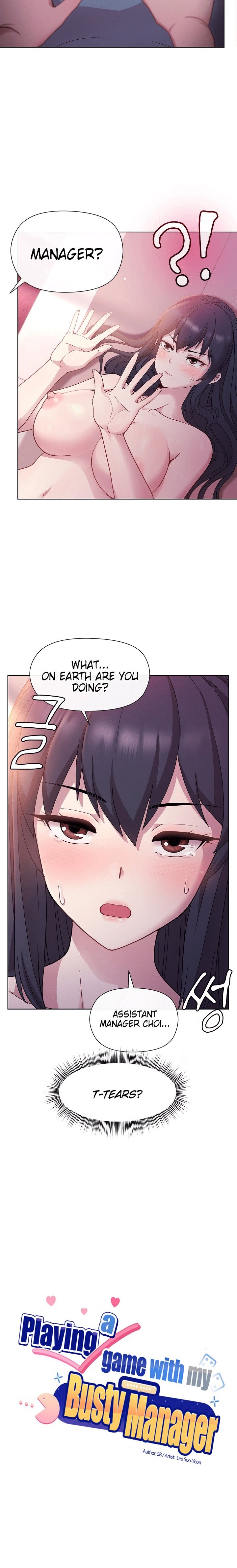 Playing a game with my Busty Manager chapter 6 page 2