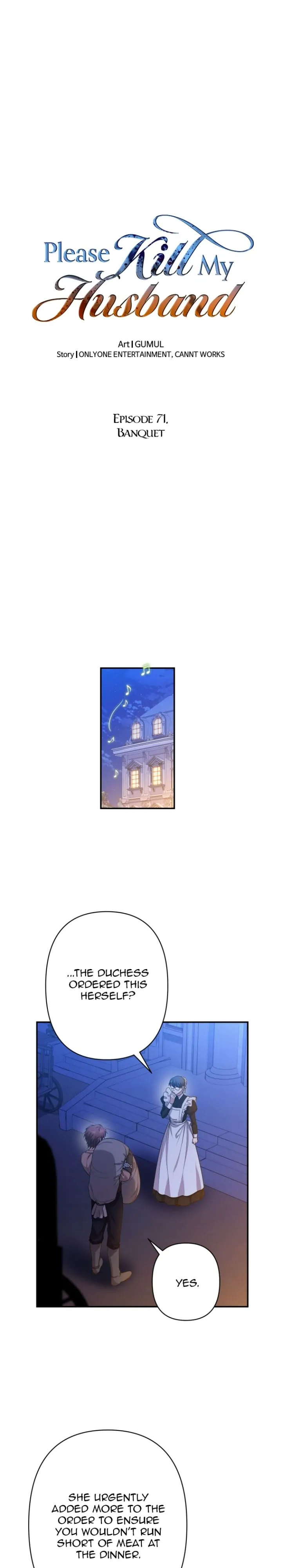 Please Kill My Husband chapter 71 page 1