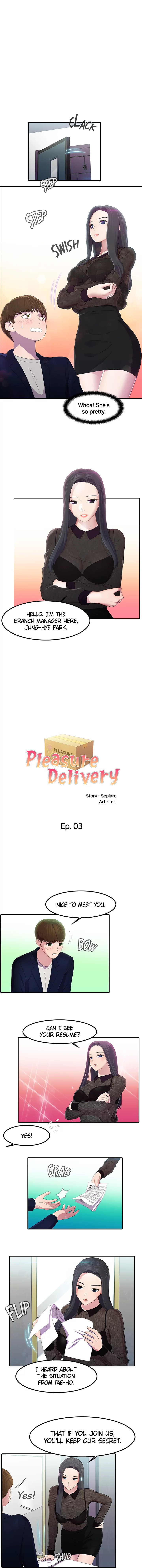 Pleasure Delivery chapter 3 page 1
