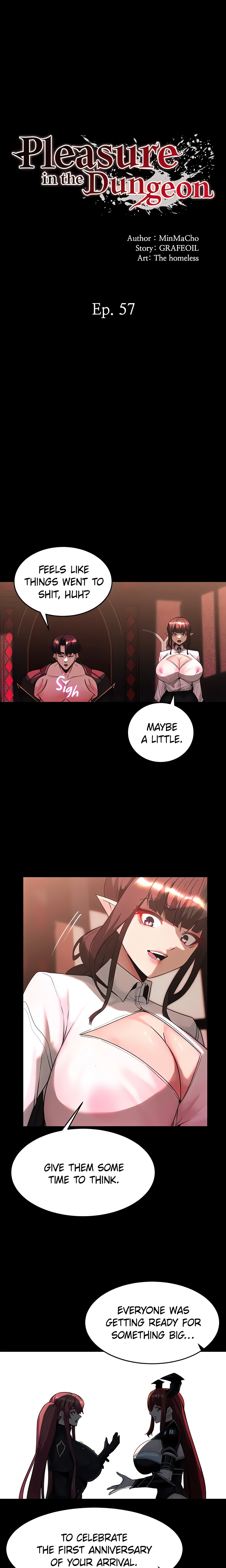 Pleasure in the Dungeon (Official) chapter 57 page 1