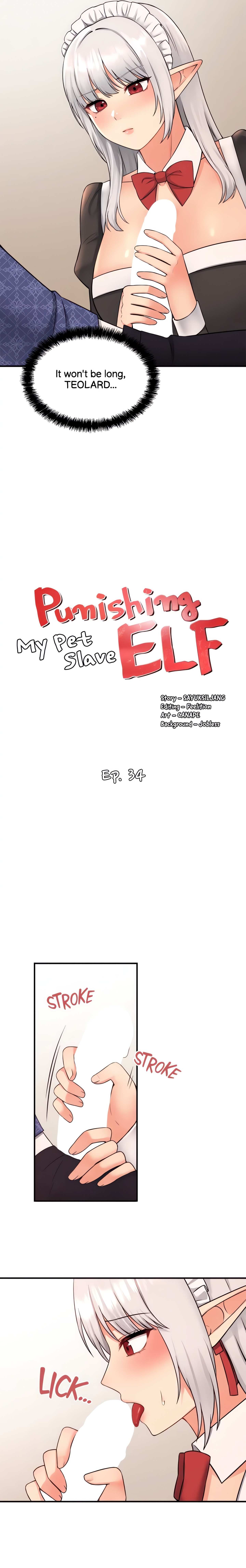 Punishing My Pet Slave Elf (Official) chapter 34 page 4