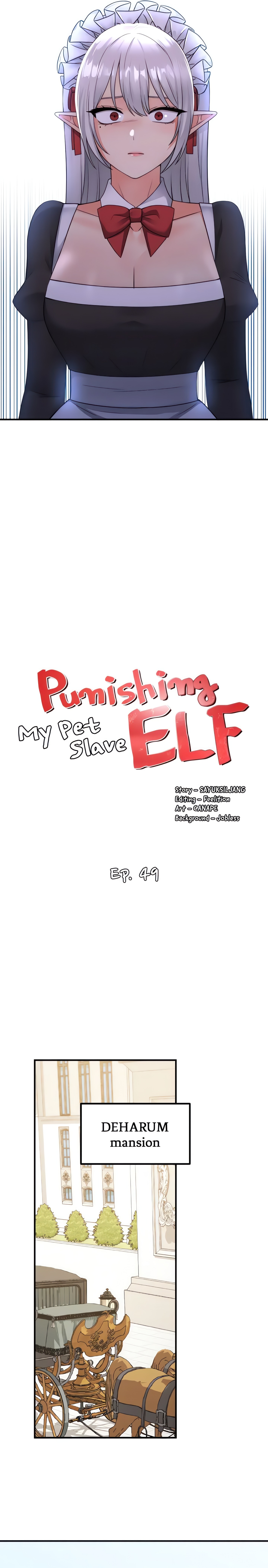 Punishing My Pet Slave Elf (Official) chapter 49 page 9
