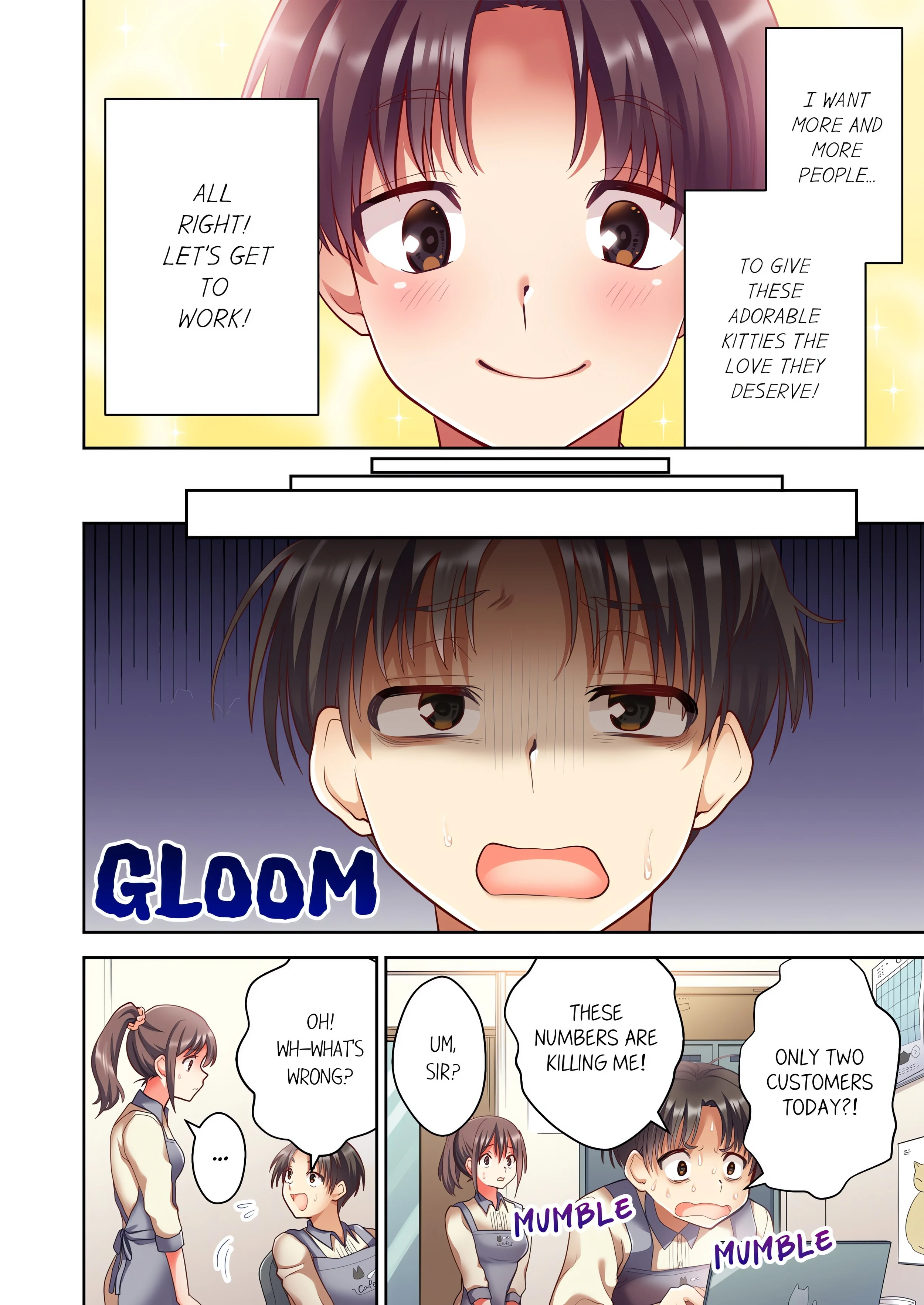 Pussy Cat Cafe: Meow That We’re Human, Won’t You Play With Us? chapter 1 page 6