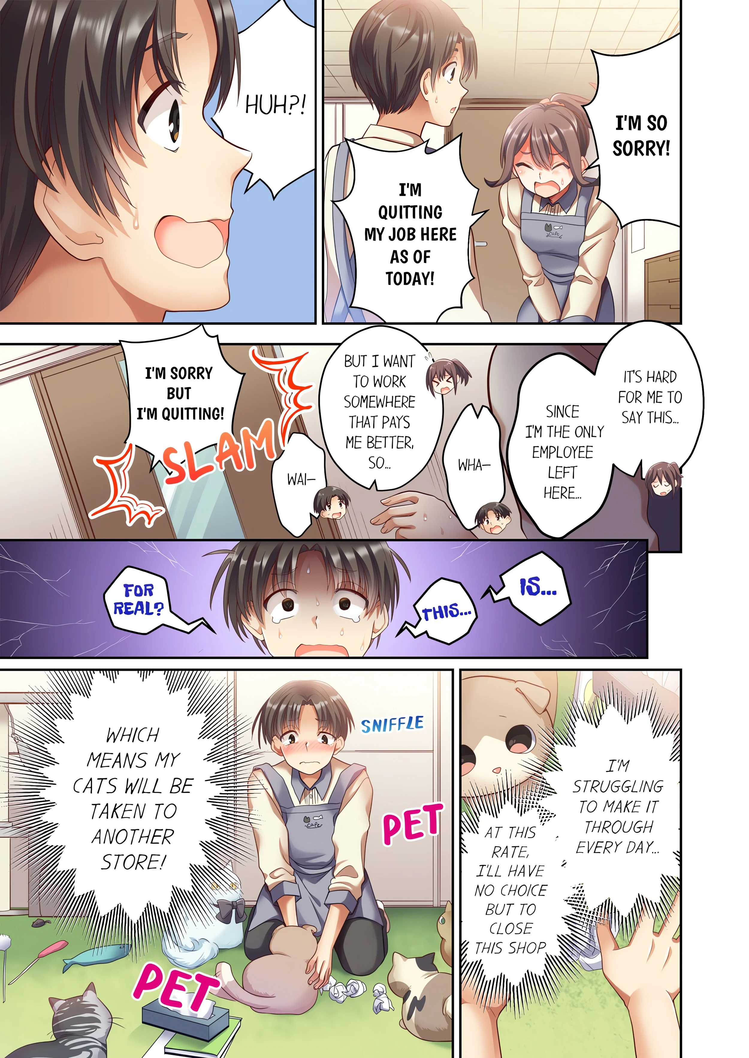 Pussy Cat Cafe: Meow That We’re Human, Won’t You Play With Us? chapter 1 page 7