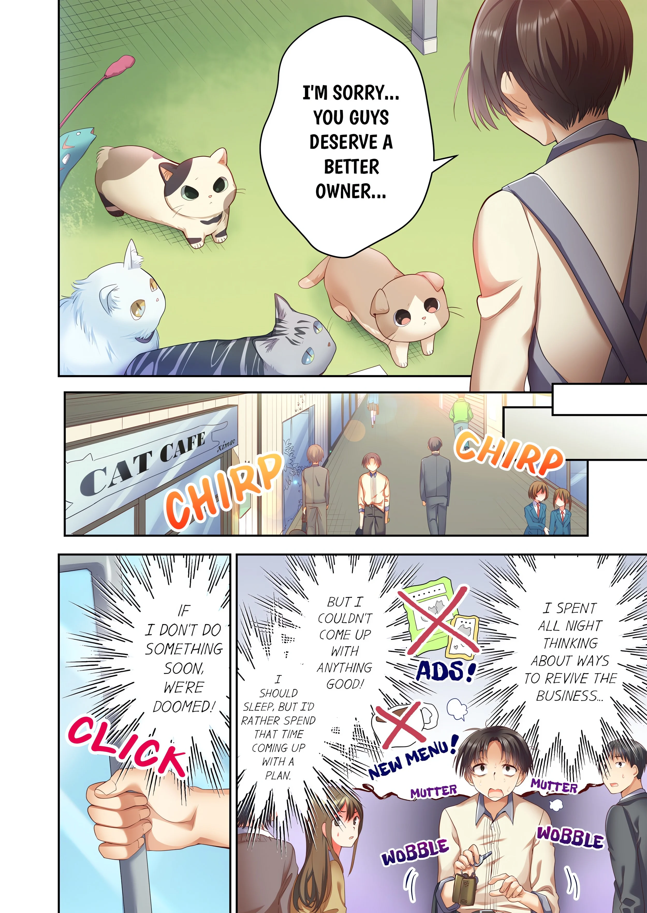 Pussy Cat Cafe: Meow That We’re Human, Won’t You Play With Us? chapter 1 page 8