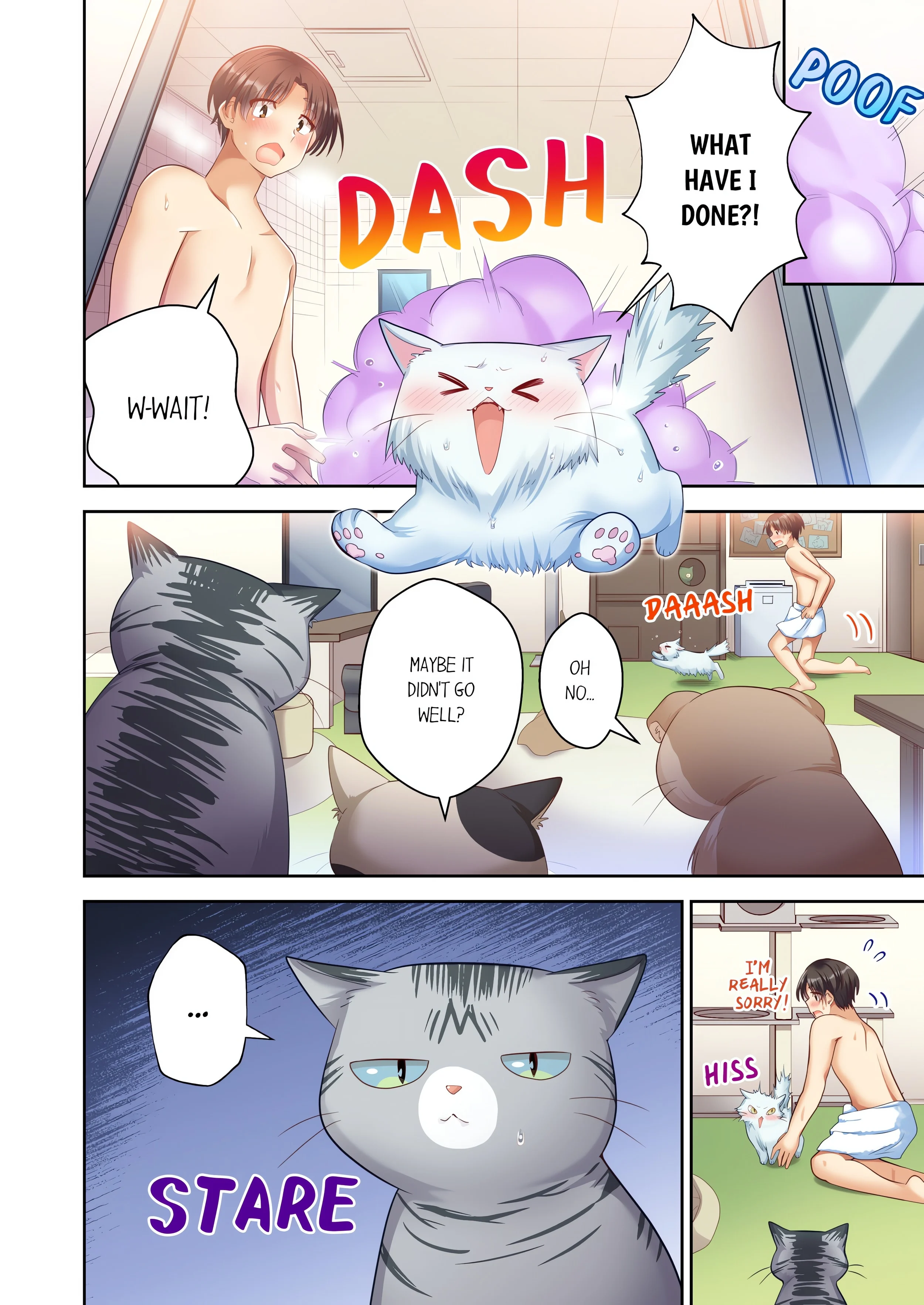 Pussy Cat Cafe: Meow That We’re Human, Won’t You Play With Us? chapter 15 page 8