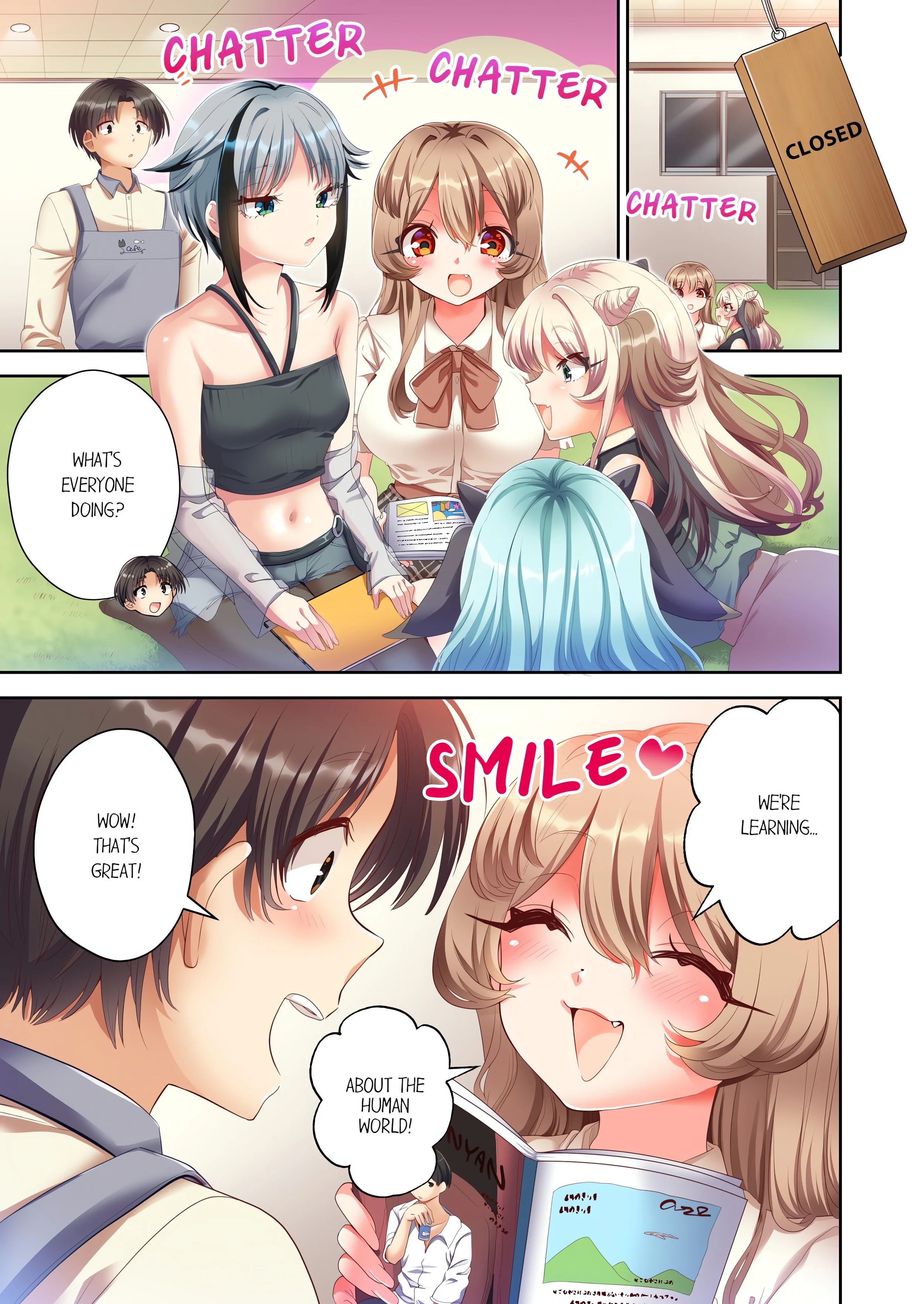 Pussy Cat Cafe: Meow That We’re Human, Won’t You Play With Us? chapter 16 page 1