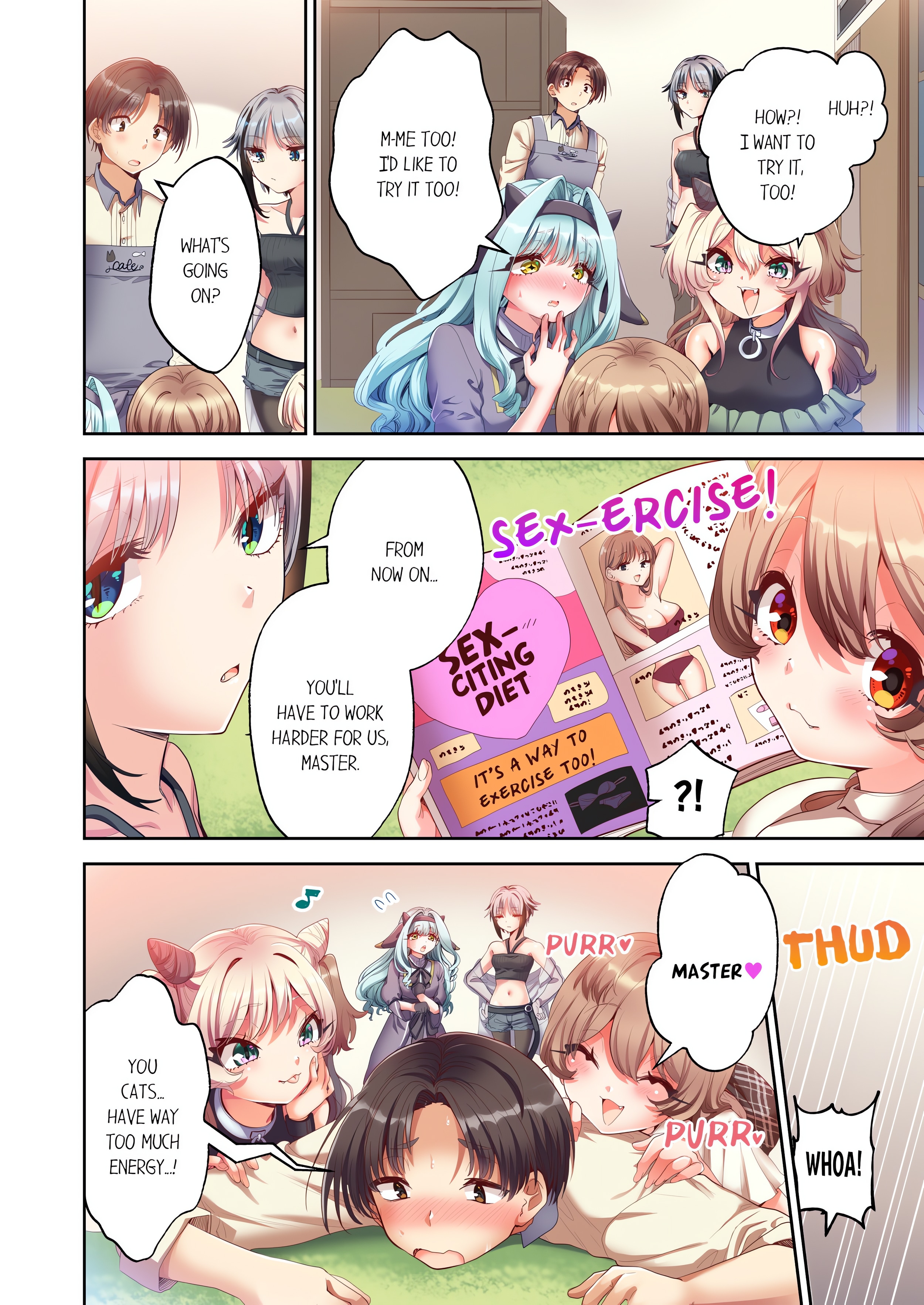 Pussy Cat Cafe: Meow That We’re Human, Won’t You Play With Us? chapter 18 page 8