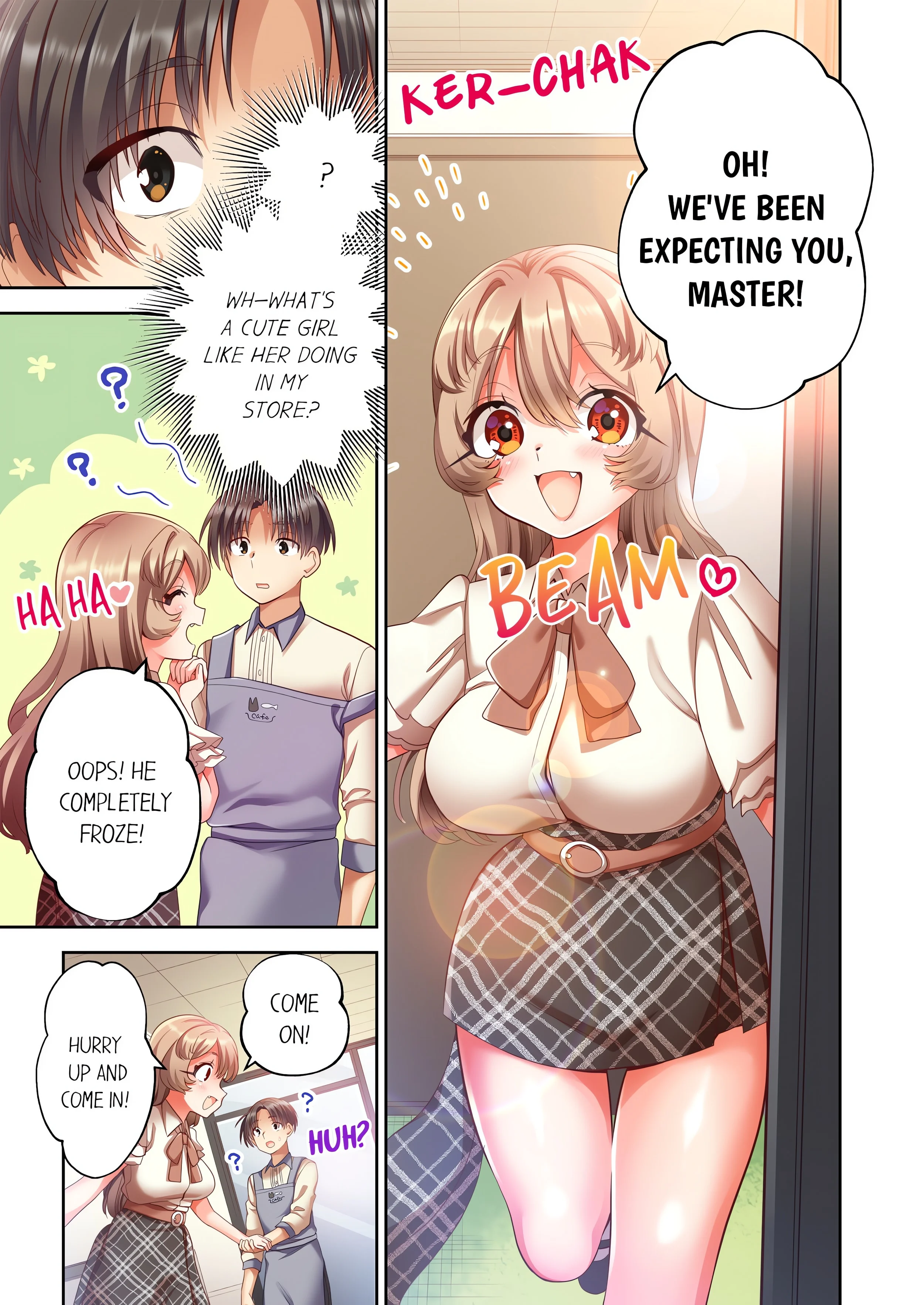 Pussy Cat Cafe: Meow That We’re Human, Won’t You Play With Us? chapter 2 page 1
