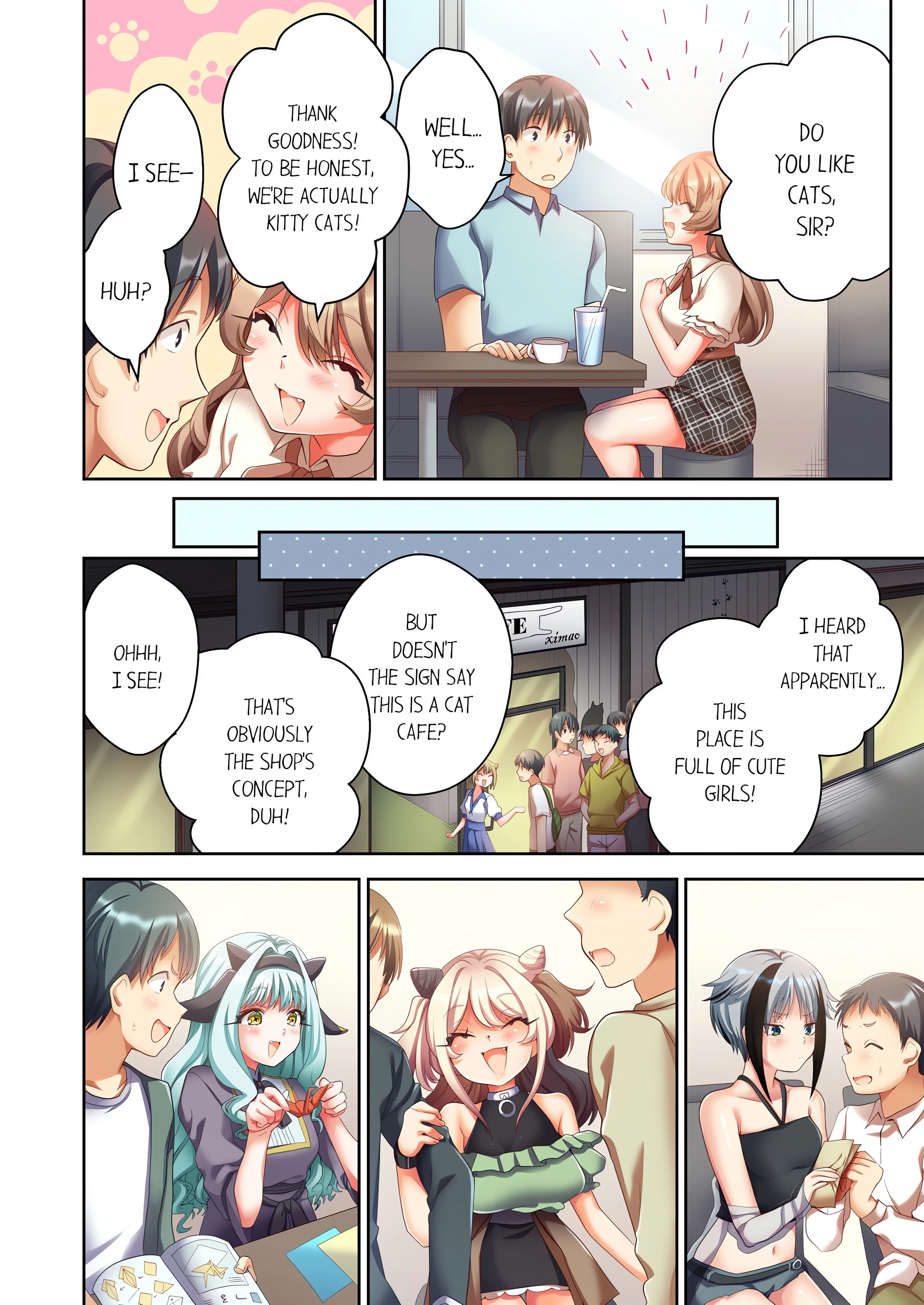 Pussy Cat Cafe: Meow That We’re Human, Won’t You Play With Us? chapter 2 page 5