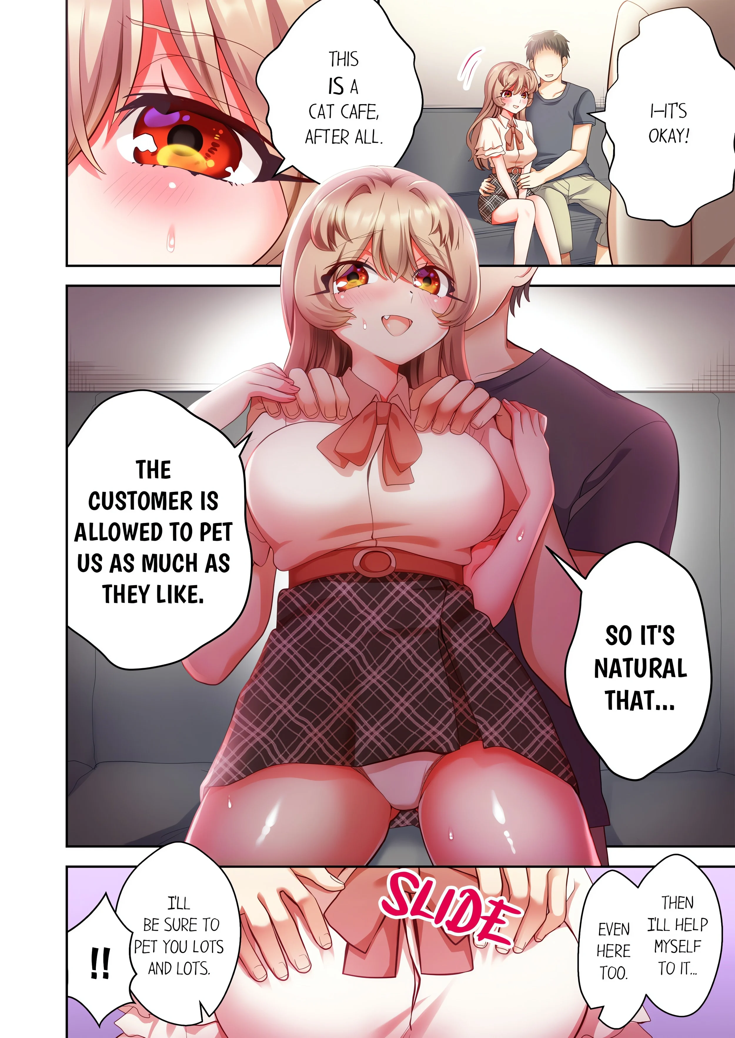 Pussy Cat Cafe: Meow That We’re Human, Won’t You Play With Us? chapter 2 page 8