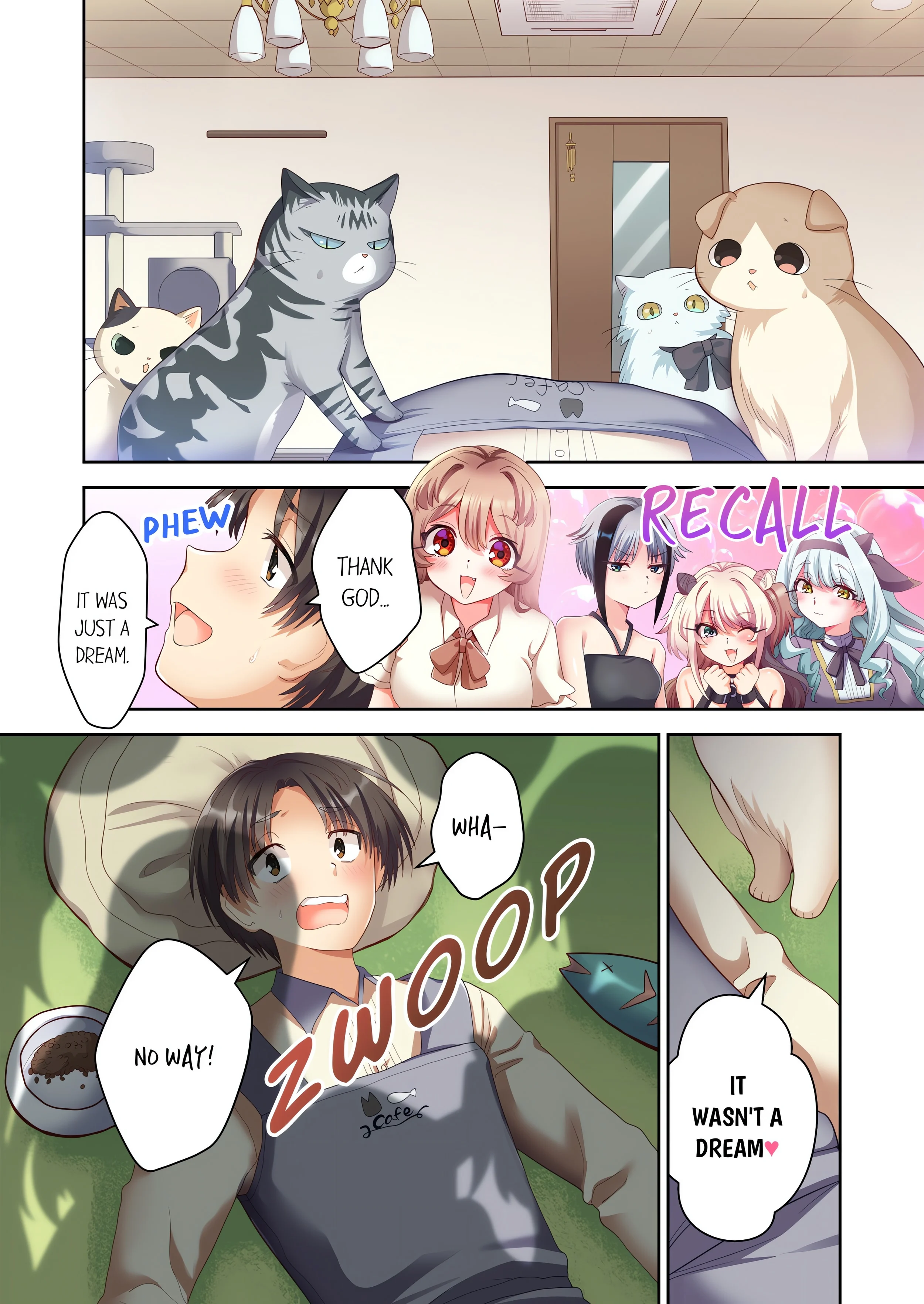 Pussy Cat Cafe: Meow That We’re Human, Won’t You Play With Us? chapter 4 page 2
