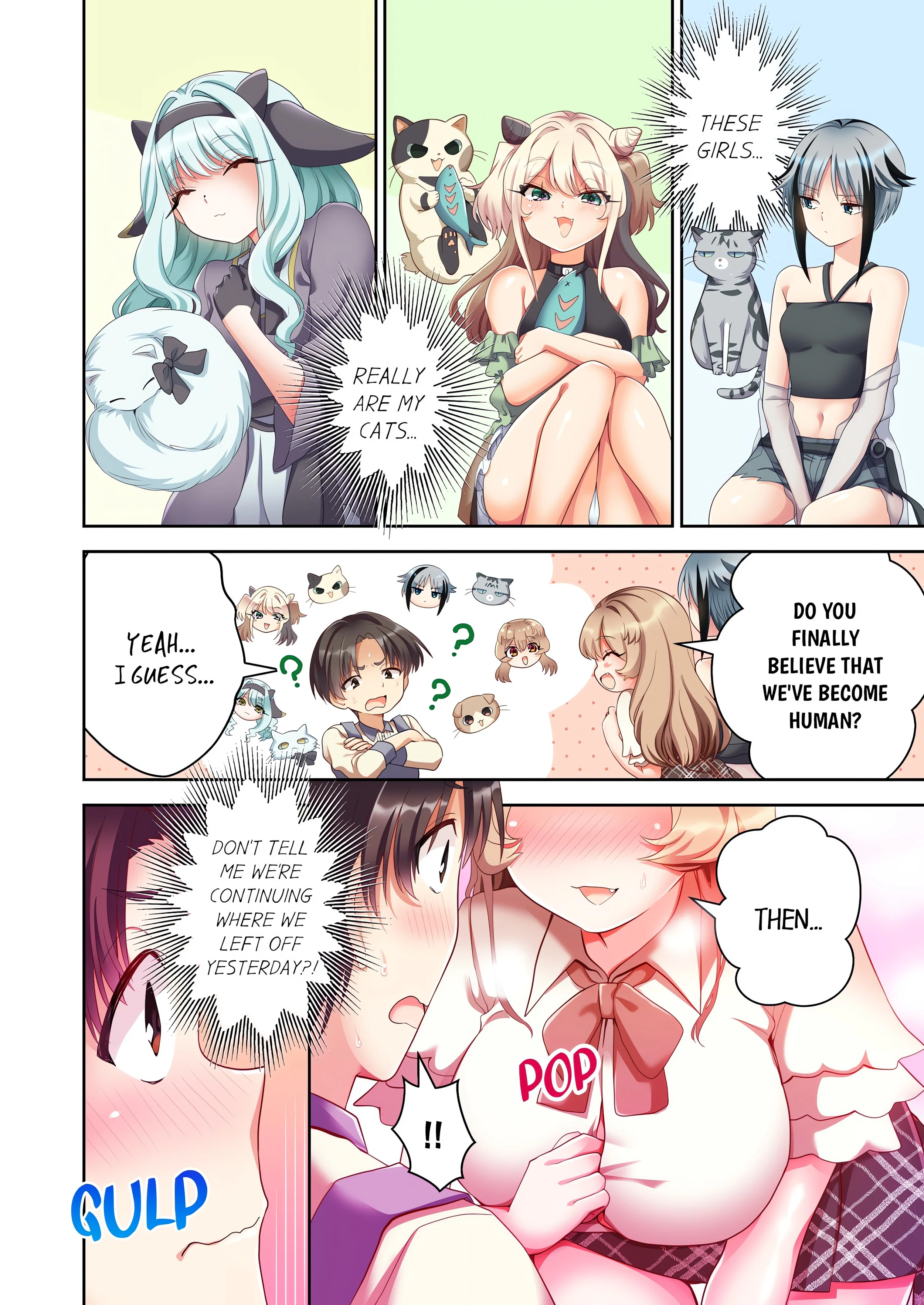 Pussy Cat Cafe: Meow That We’re Human, Won’t You Play With Us? chapter 4 page 4