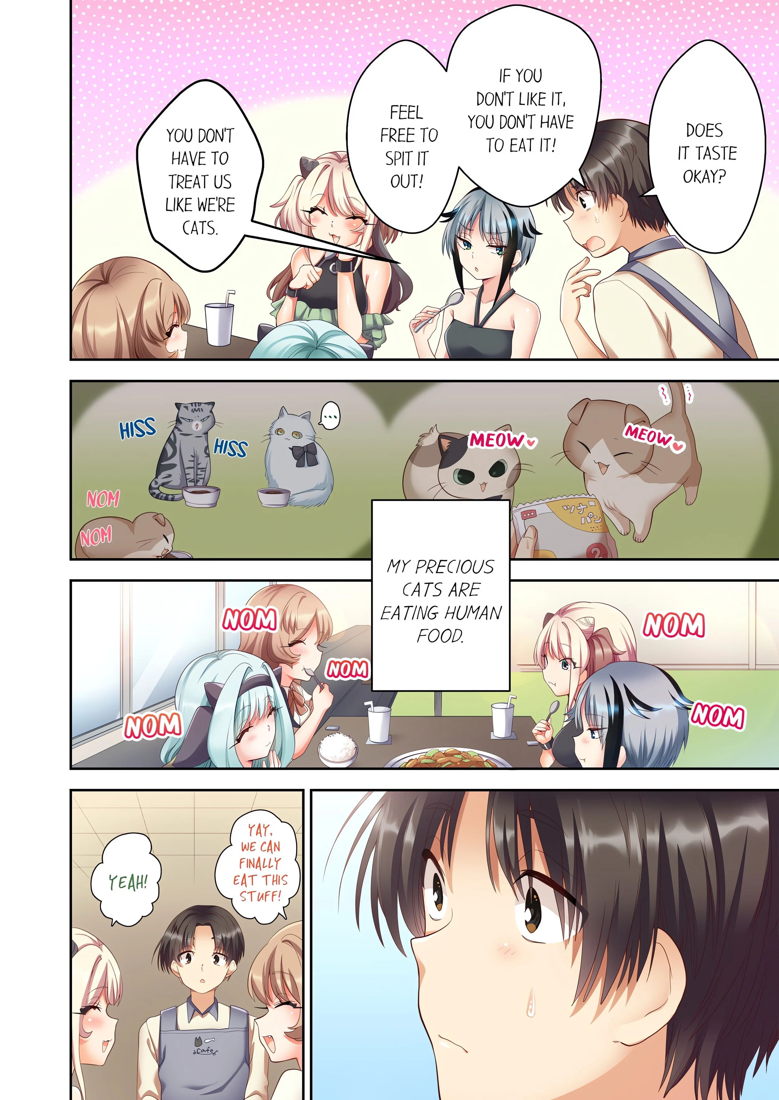 Pussy Cat Cafe: Meow That We’re Human, Won’t You Play With Us? chapter 4 page 6