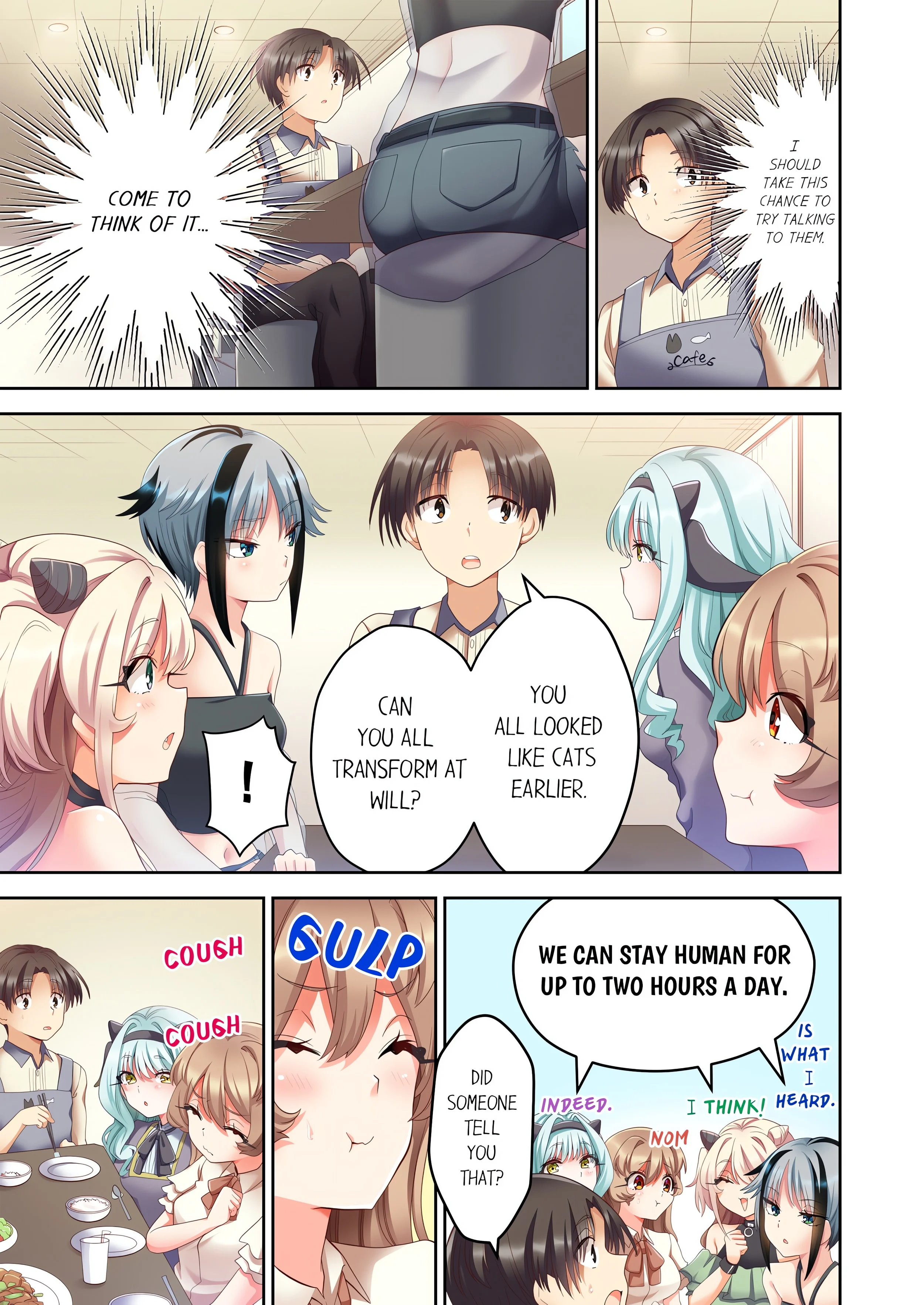 Pussy Cat Cafe: Meow That We’re Human, Won’t You Play With Us? chapter 4 page 7