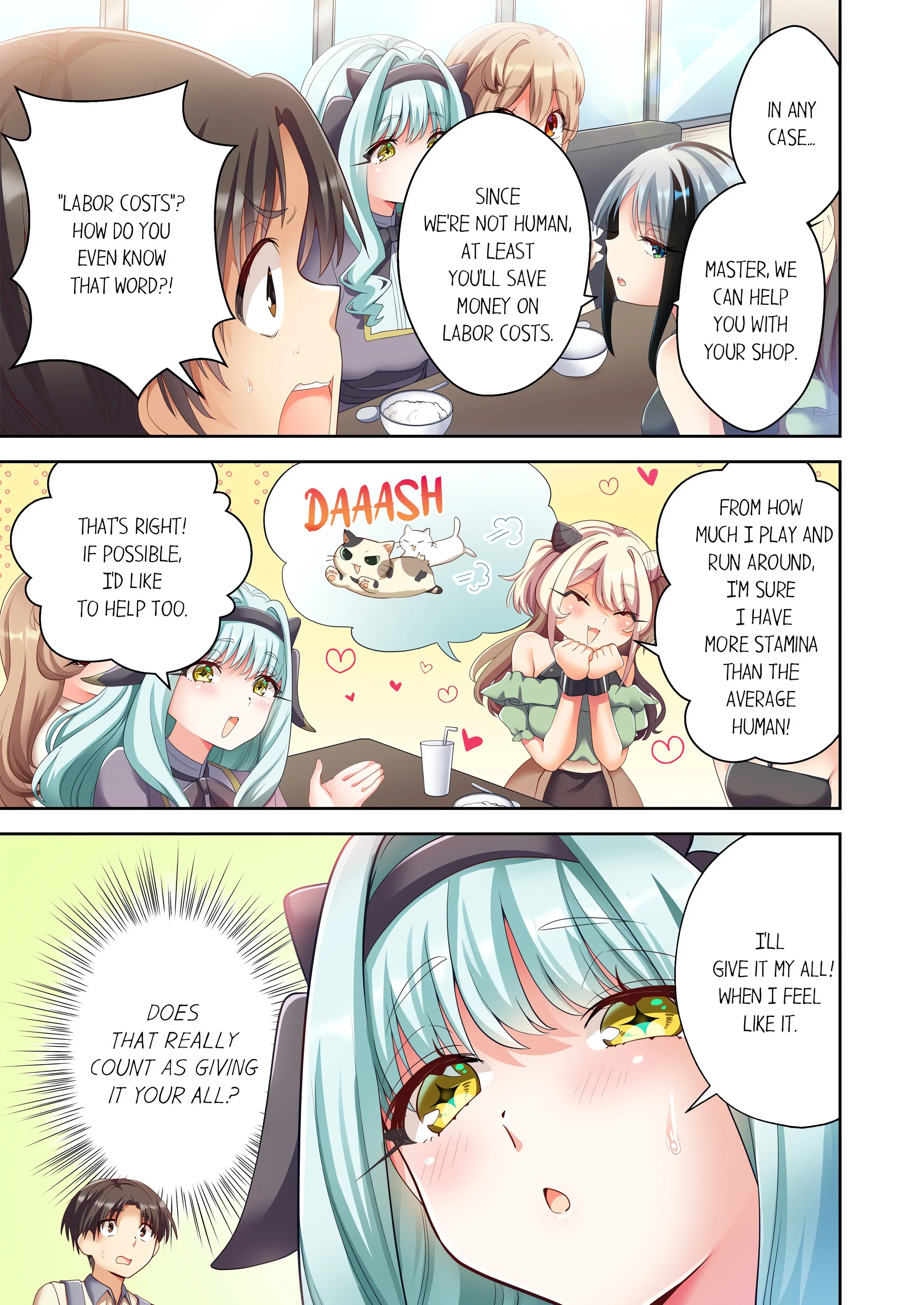 Pussy Cat Cafe: Meow That We’re Human, Won’t You Play With Us? chapter 5 page 1