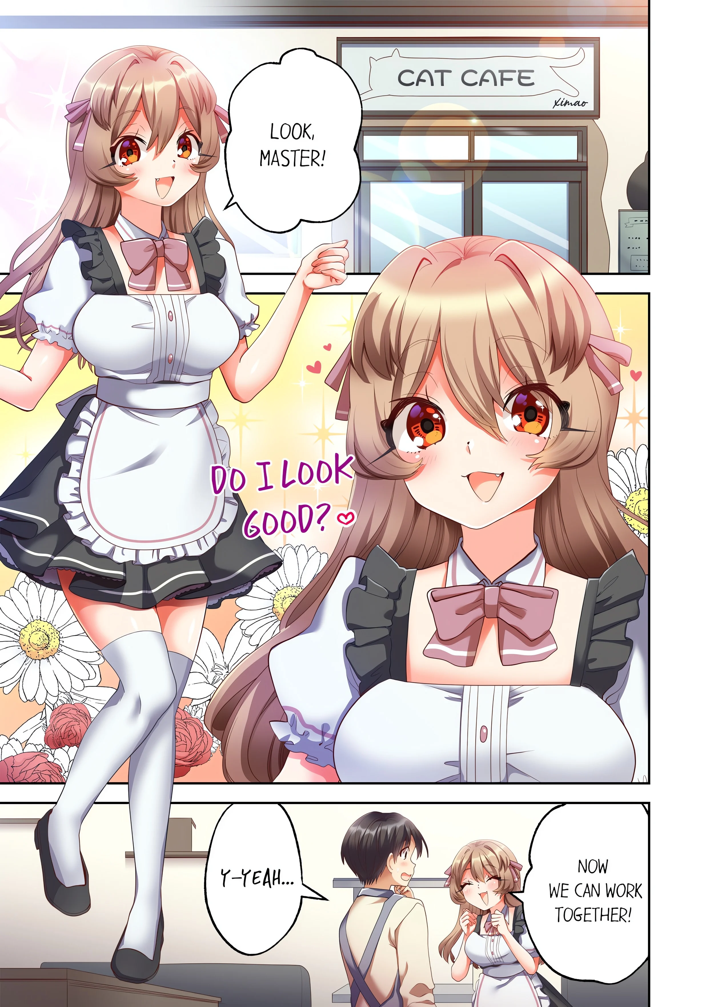 Pussy Cat Cafe: Meow That We’re Human, Won’t You Play With Us? chapter 7 page 1