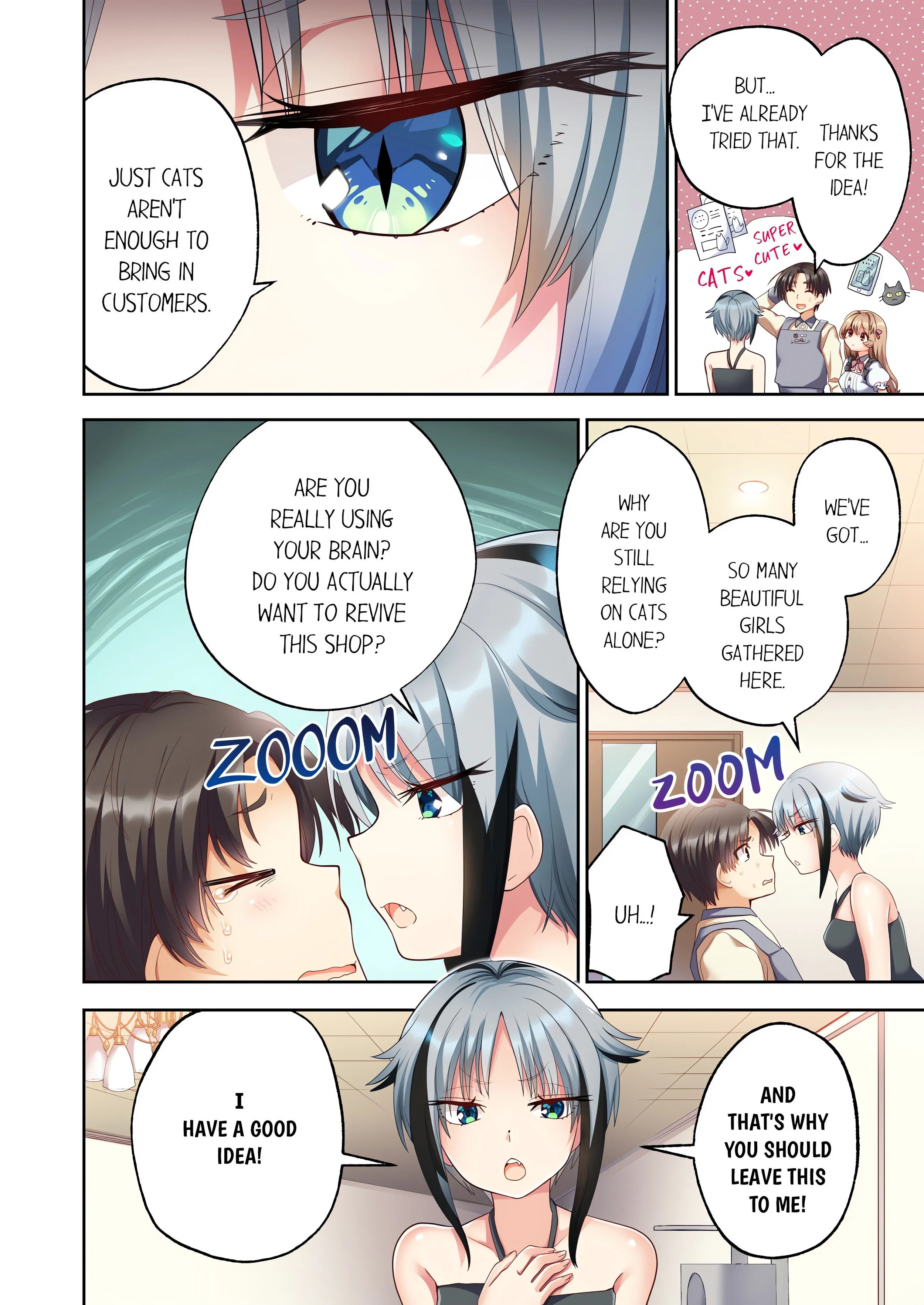 Pussy Cat Cafe: Meow That We’re Human, Won’t You Play With Us? chapter 7 page 4