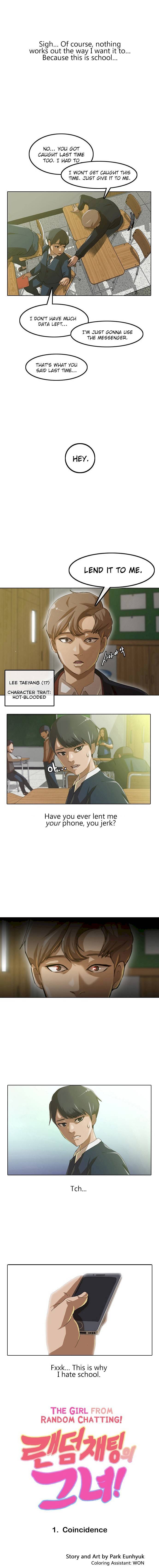 Random Chat chapter 1 page 2