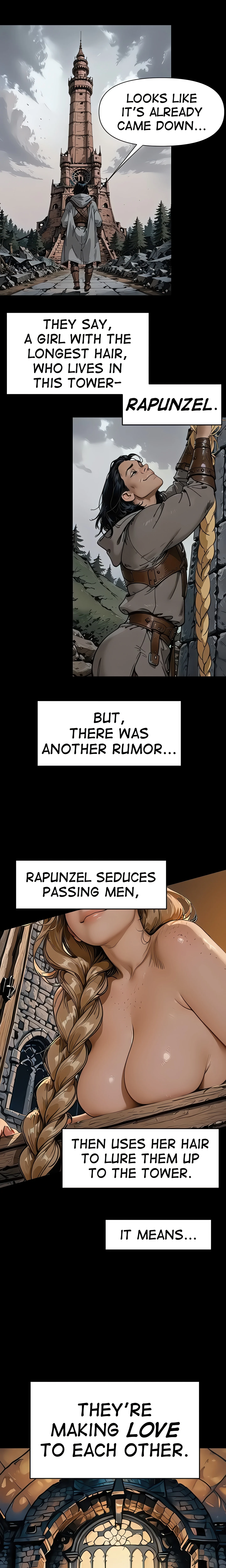 Rapunzel of the Lustful Castle (Uncensored) chapter 1 page 1