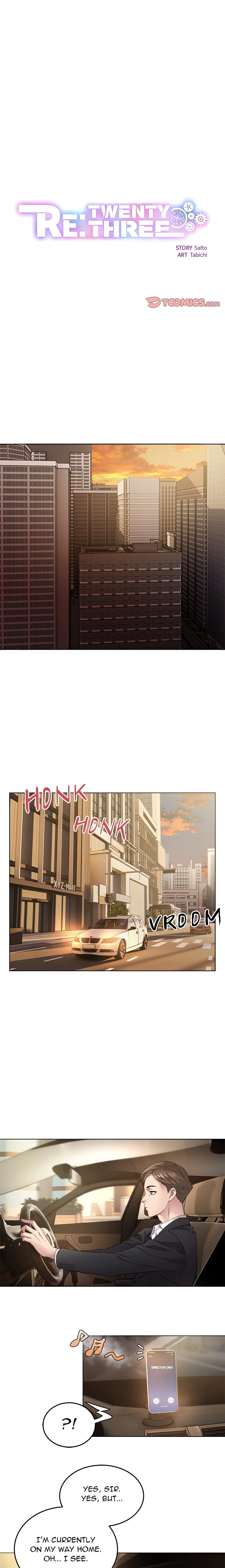 RE: Twenty Three chapter 1 page 1