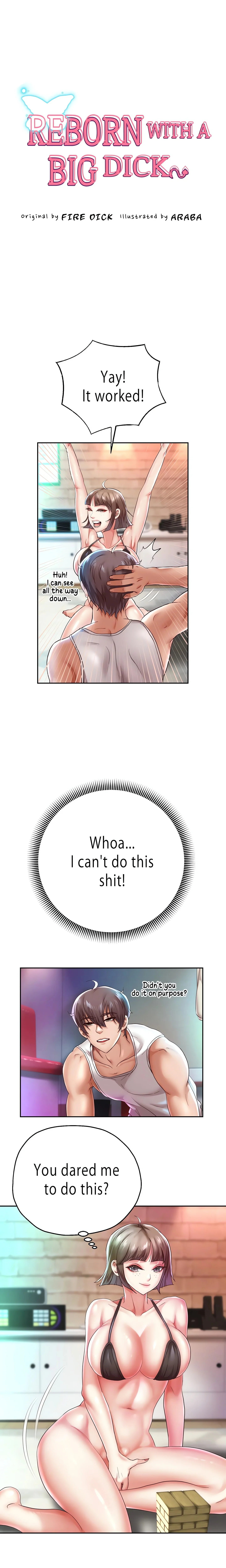 Reborn With A Big Dick! (Uncensored) (Lezhin Official) chapter 35 page 2