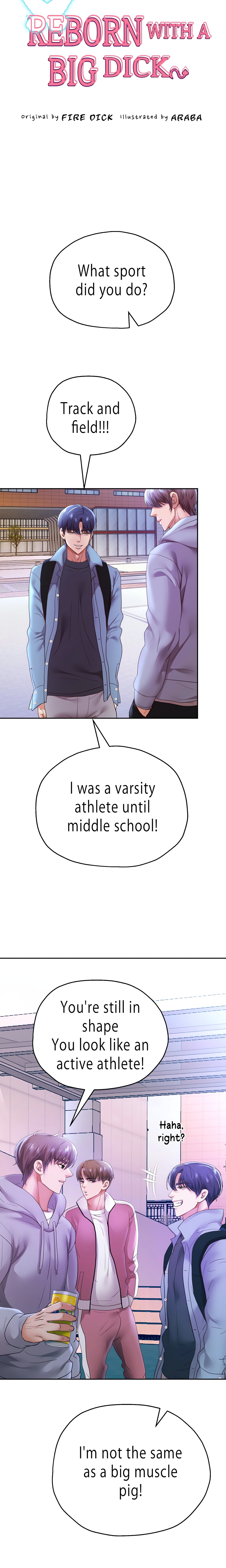 Reborn With A Big Dick! (Uncensored) (Lezhin Official) chapter 74 page 4