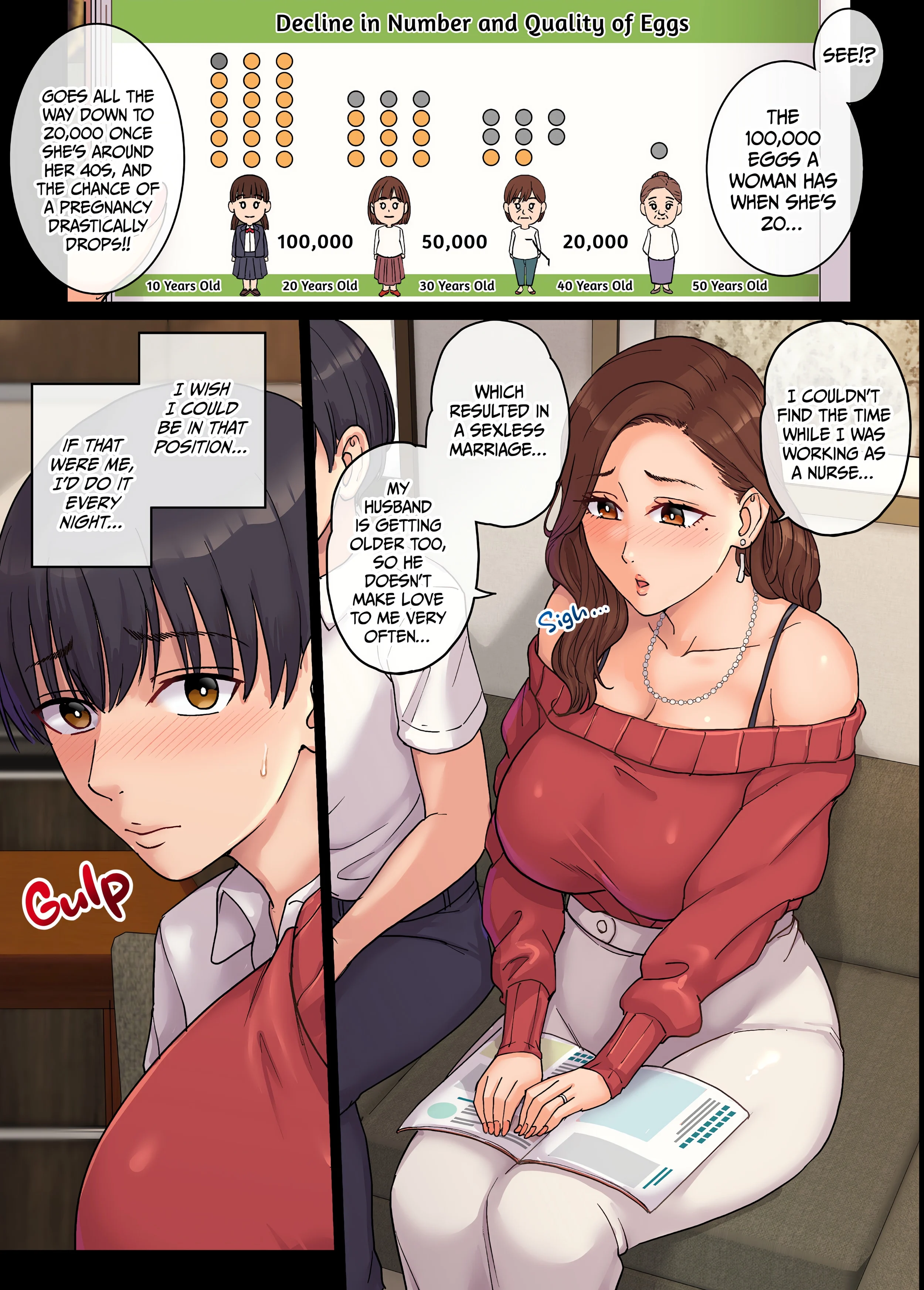 Reiko’s Pregnancy ~How I Became a Sperm Donor~ (Uncensored) chapter 1 page 8