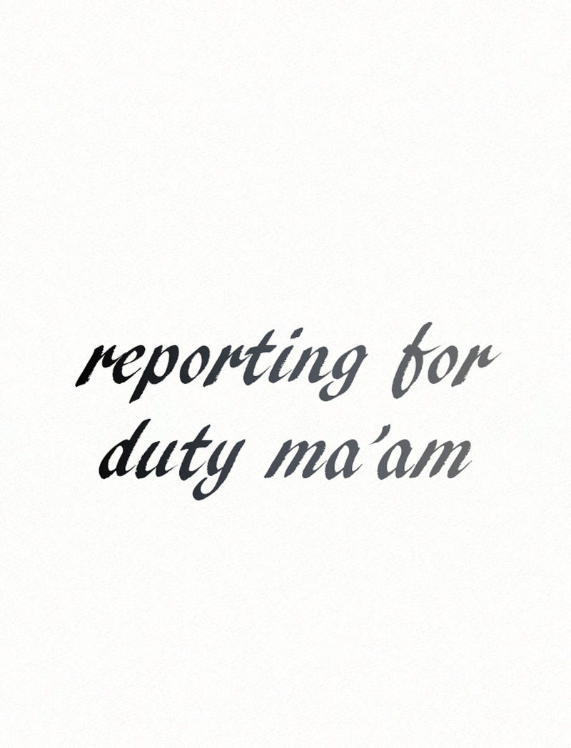 Reporting For Duty Maam chapter 13 page 6