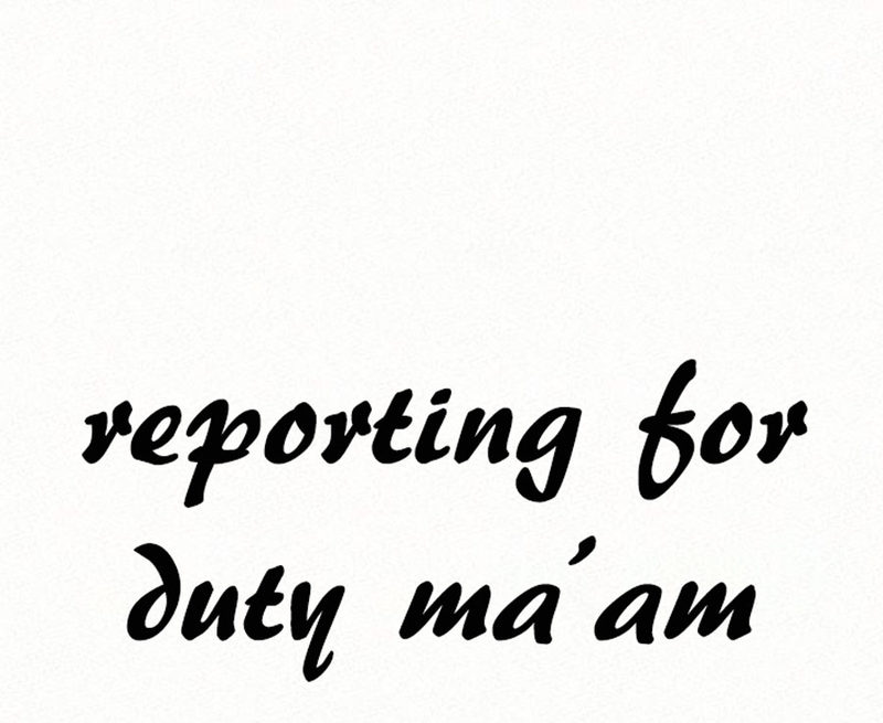 Reporting For Duty Maam chapter 15 page 9