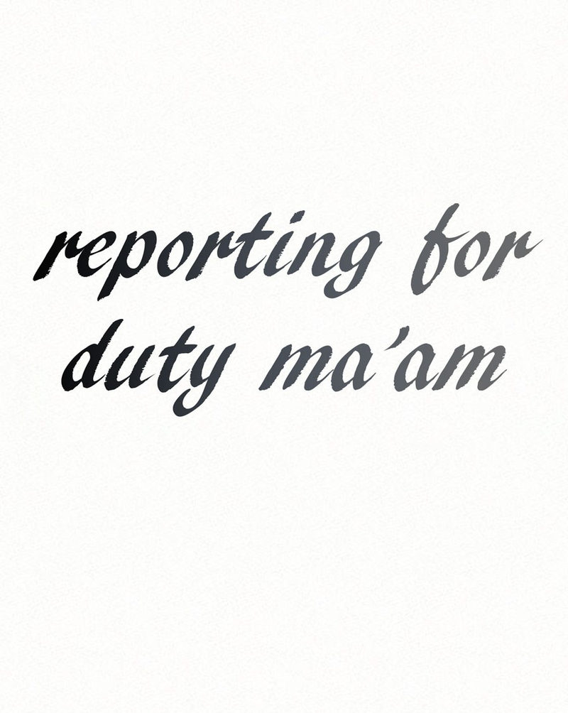 Reporting For Duty Maam chapter 16 page 5