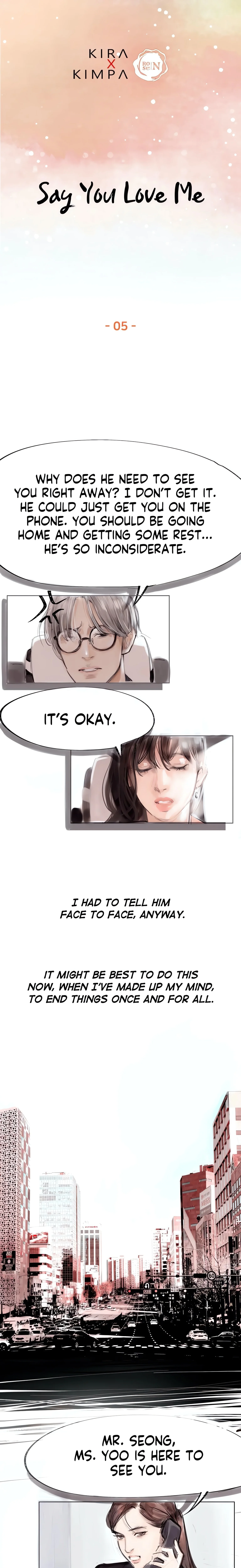 Say You Love Me (Official) chapter 6 page 1