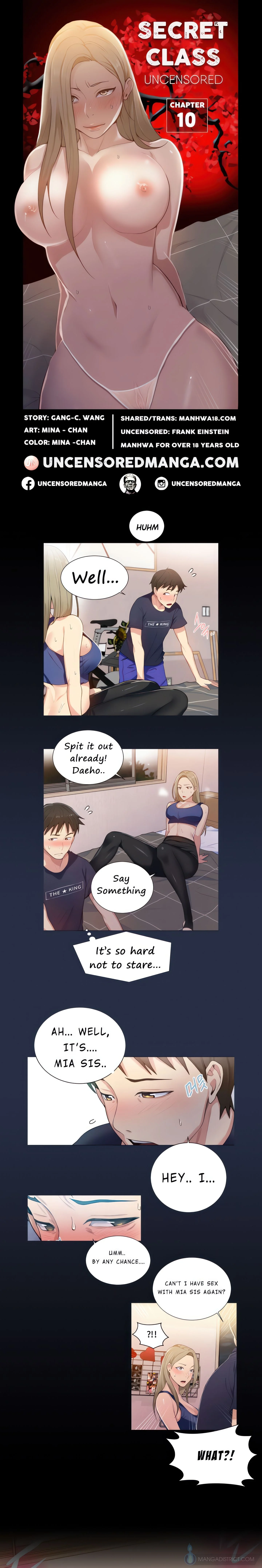 Secret Class (Uncensored Fan Edition) chapter 10 page 1