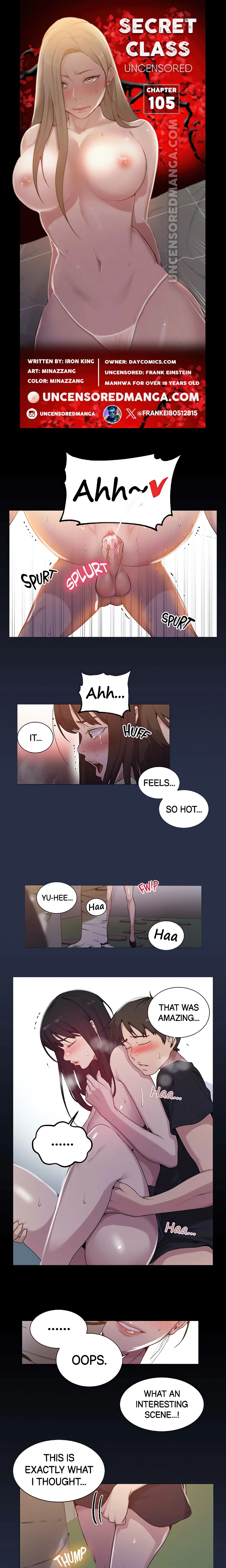 Secret Class (Uncensored Fan Edition) chapter 105 page 1