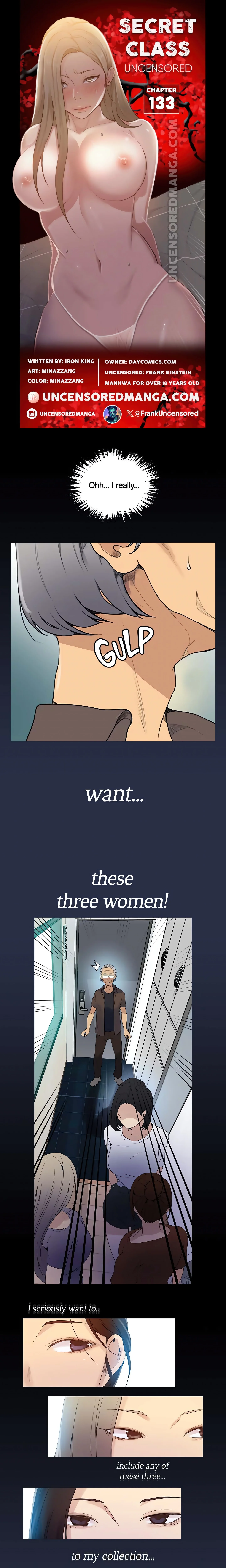 Secret Class (Uncensored Fan Edition) chapter 133 page 1