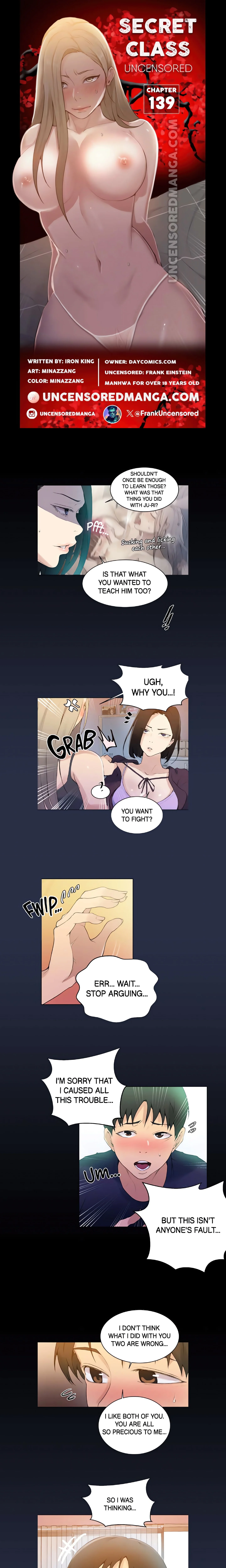 Secret Class (Uncensored Fan Edition) chapter 139 page 1