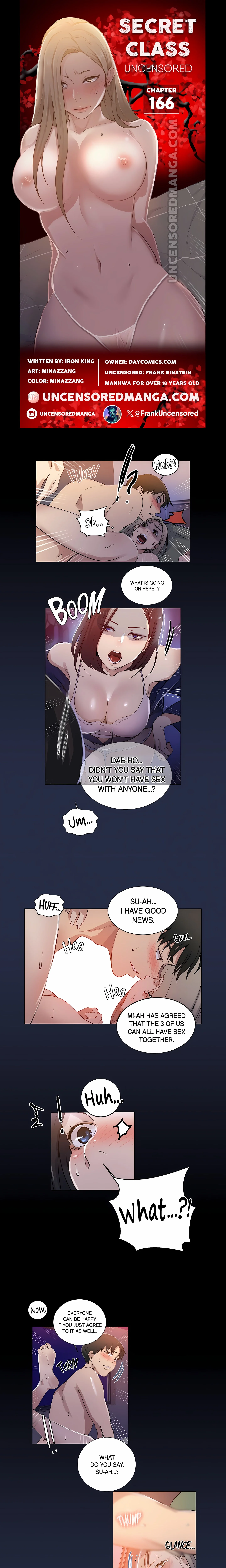 Secret Class (Uncensored Fan Edition) chapter 166 page 1