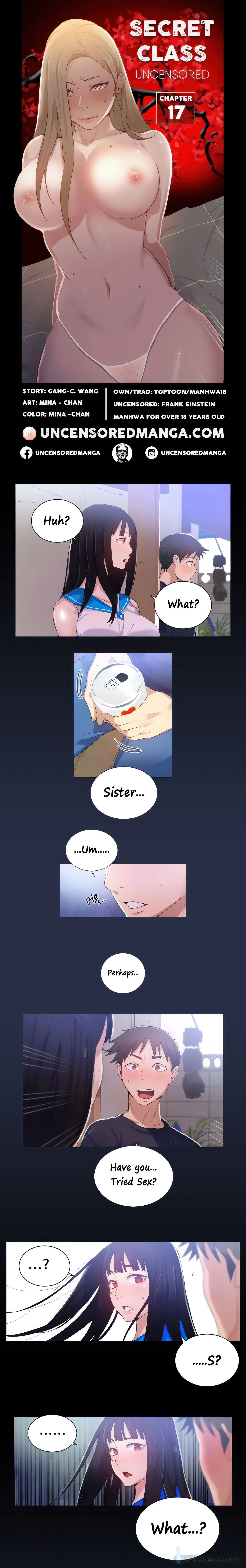 Secret Class (Uncensored Fan Edition) chapter 17 page 1