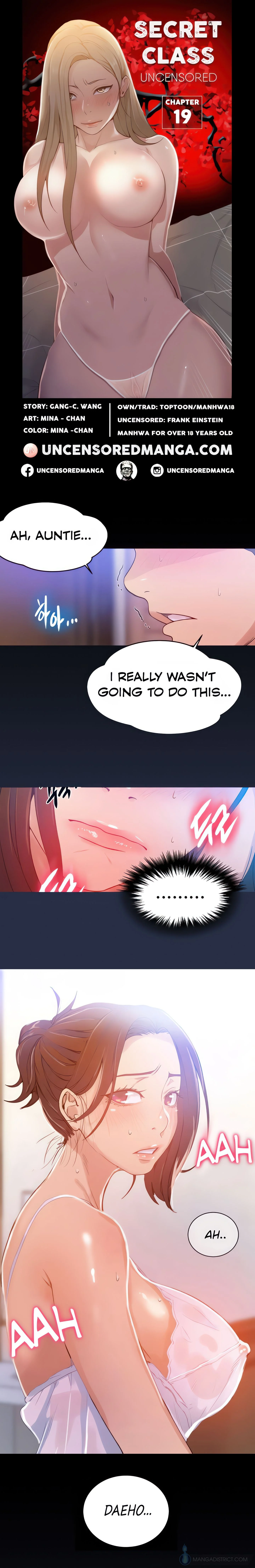 Secret Class (Uncensored Fan Edition) chapter 19 page 1