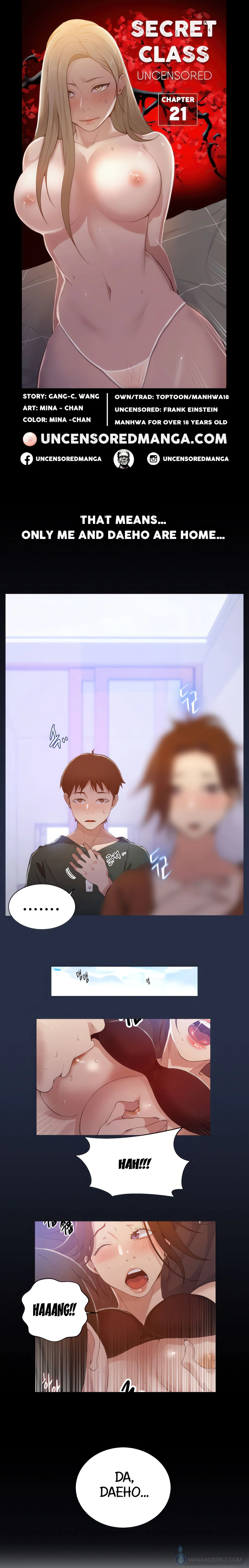 Secret Class (Uncensored Fan Edition) chapter 21 page 1