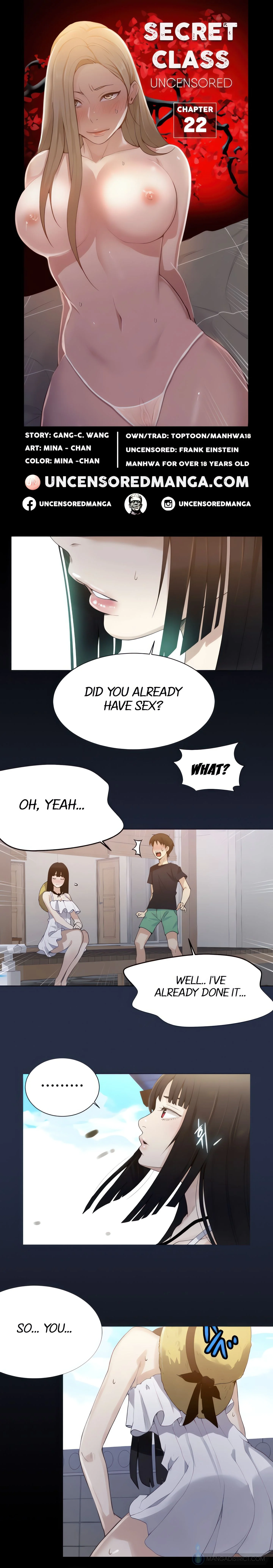 Secret Class (Uncensored Fan Edition) chapter 22 page 1