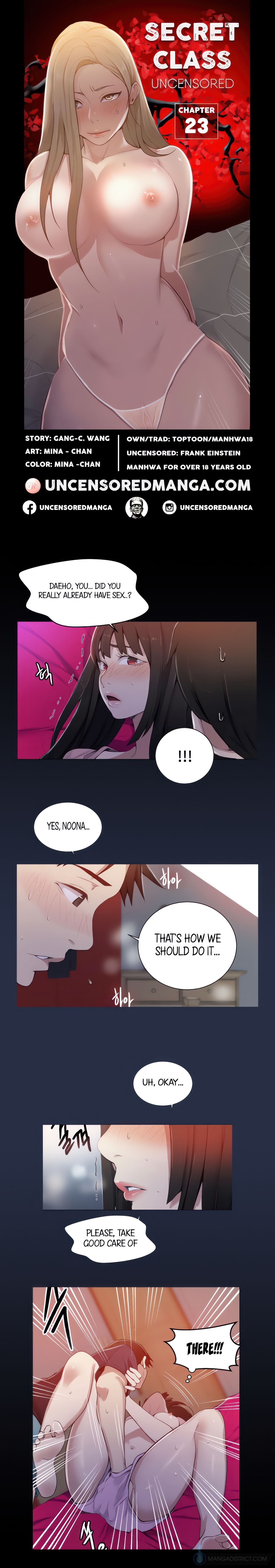 Secret Class (Uncensored Fan Edition) chapter 23 page 1