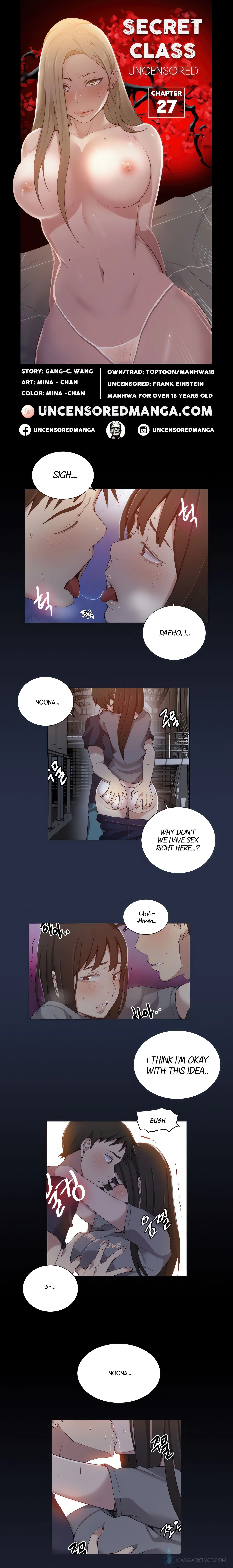 Secret Class (Uncensored Fan Edition) chapter 27 page 1