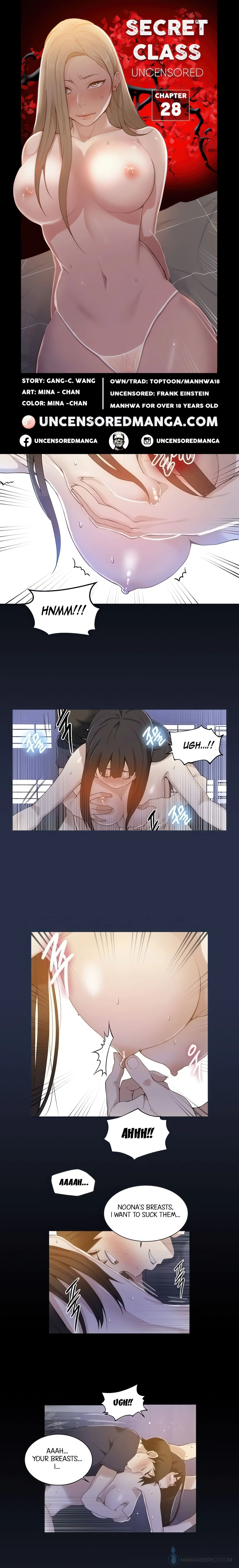 Secret Class (Uncensored Fan Edition) chapter 28 page 1