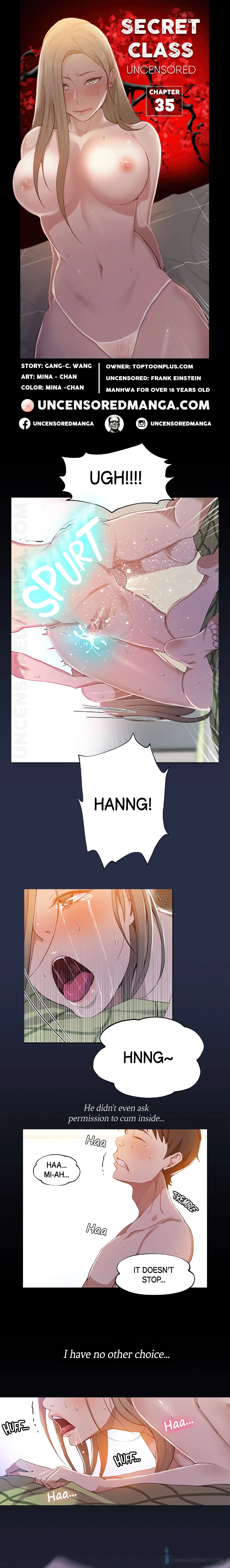 Secret Class (Uncensored Fan Edition) chapter 35 page 1