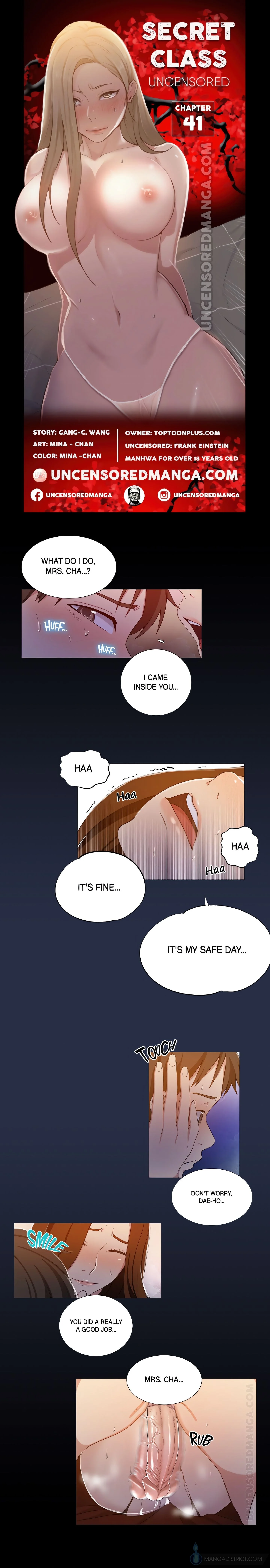 Secret Class (Uncensored Fan Edition) chapter 41 page 1