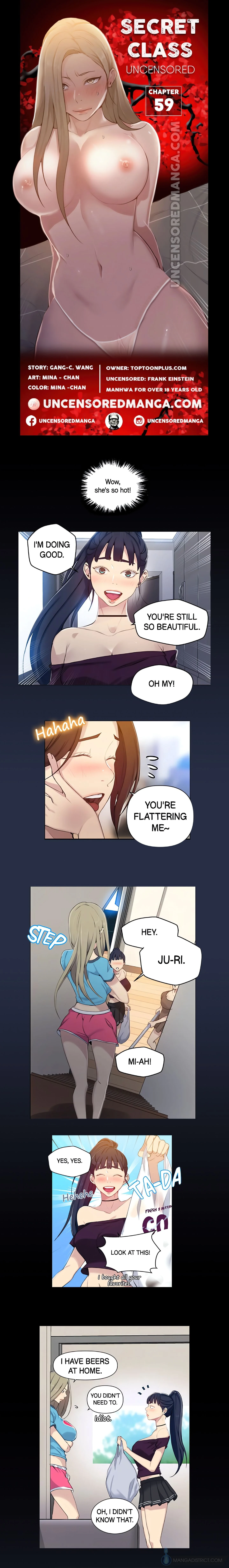 Secret Class (Uncensored Fan Edition) chapter 59 page 1