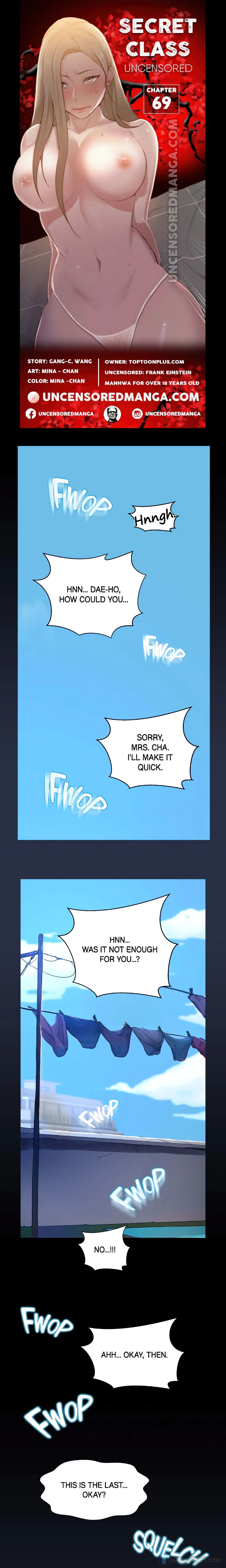 Secret Class (Uncensored Fan Edition) chapter 69 page 1