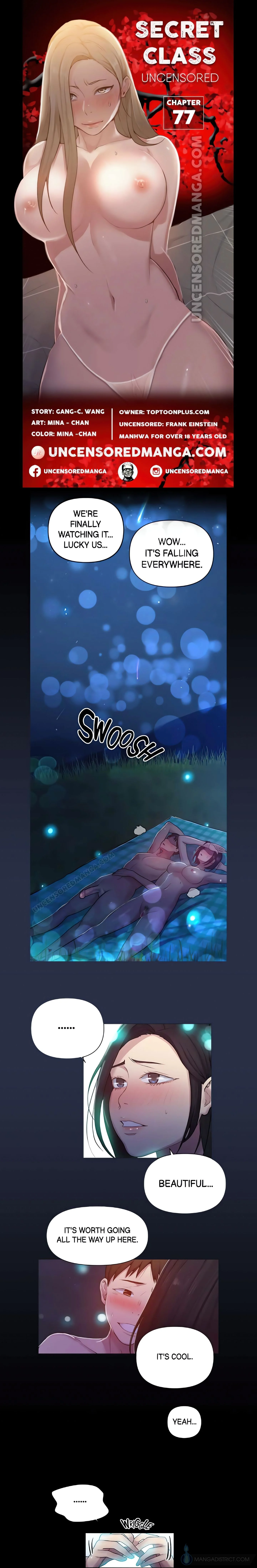 Secret Class (Uncensored Fan Edition) chapter 77 page 1